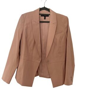 White House Black Market Women's Blazer Jacket - Mauve Pink size 10